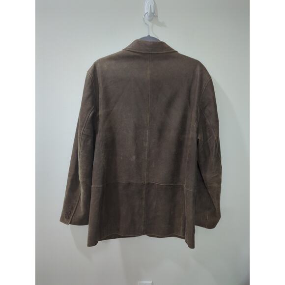 The Territory Ahead Distressed Leather Blazer Jacket - Picture 3 of 5